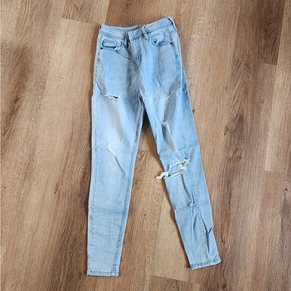 Paragon Fitwear Distressed Light Blue Jeans